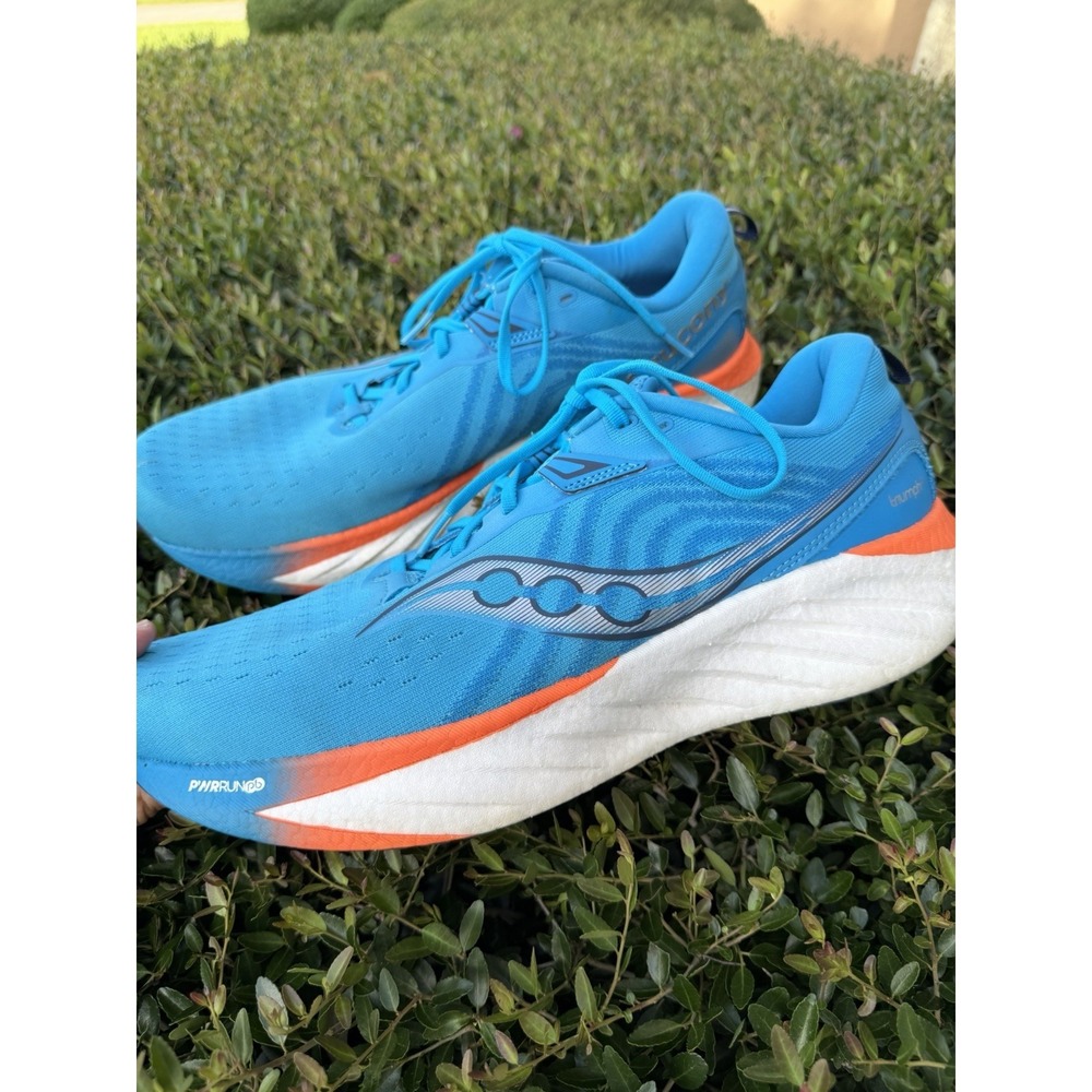Saucony Men's Triumph 22 Viziblue/Pepper Running Shoes S20965-217 Size 14‎